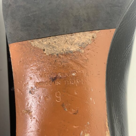 Aquatalia Monica Naplak Flats in Black Patent Leather Size 9 - Picture 8 of 8